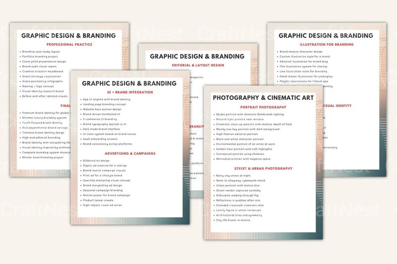 Creative Visual Prompt Book for Inspiration - CraftNest - Digital Crafting and Art