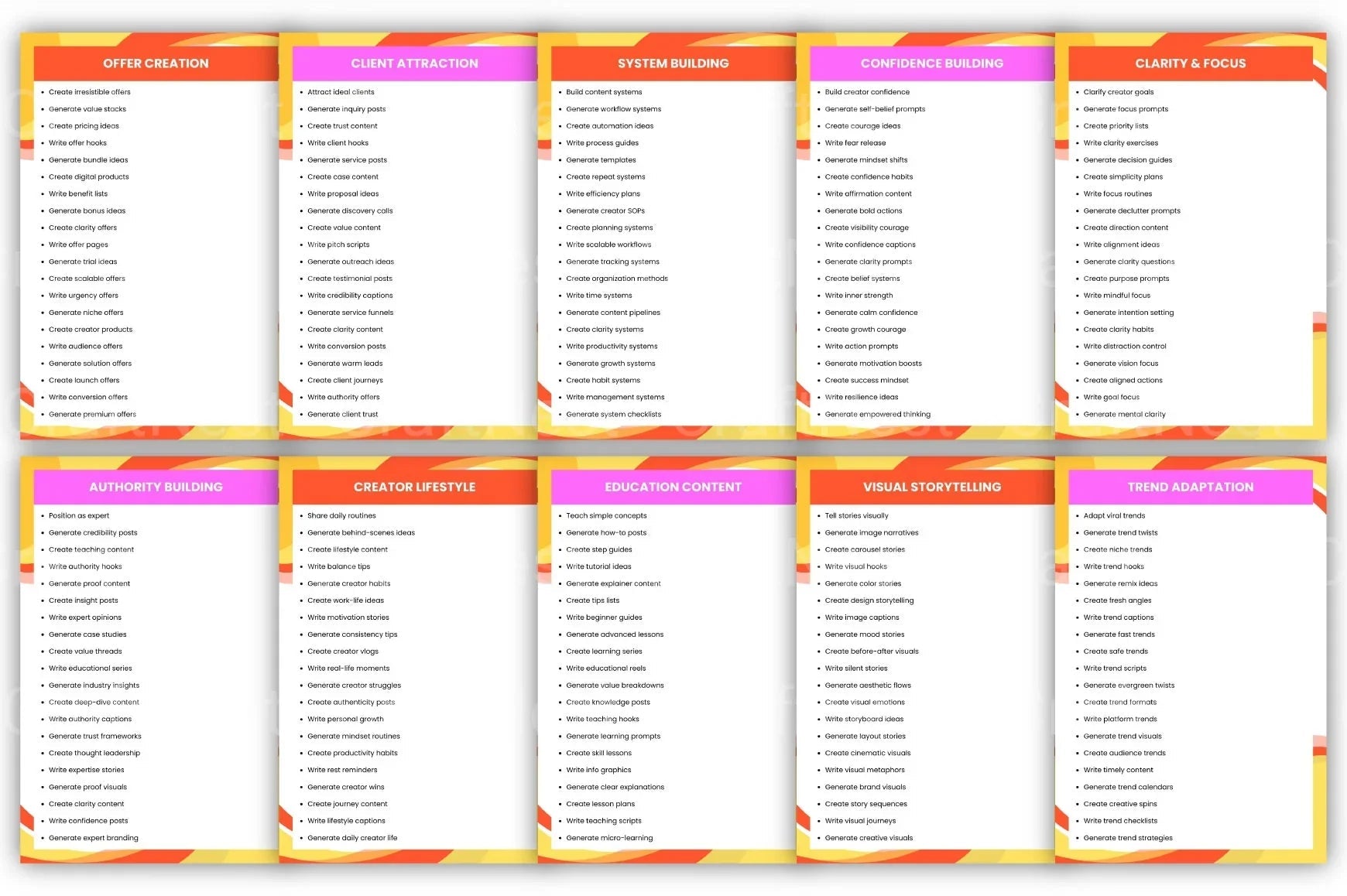 Prompt Box for Creators - CraftNest - Digital Crafting and Art