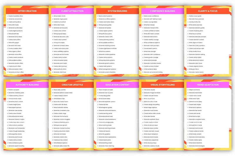 Prompt Box for Creators - CraftNest - Digital Crafting and Art