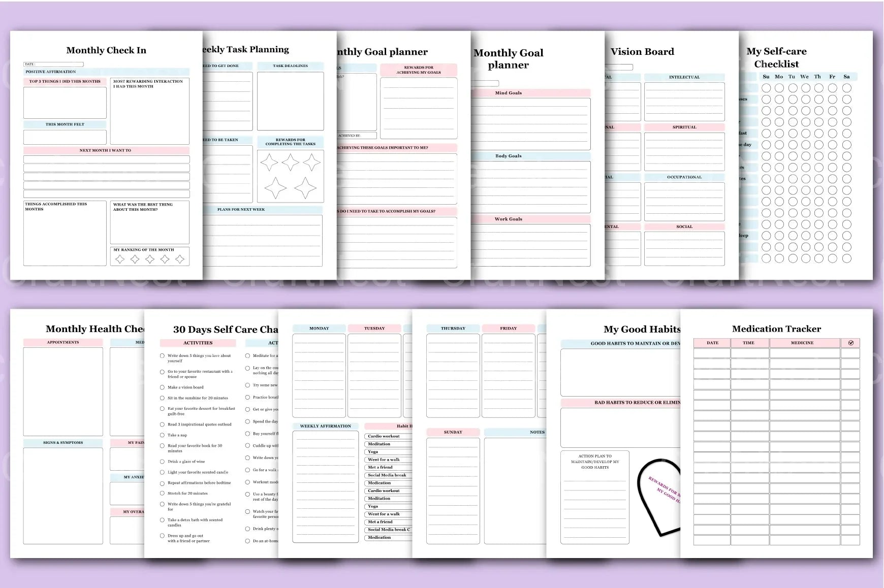 CBT Anxiety Workbook for Effective Stress Management - CraftNest - Digital Crafting and Art
