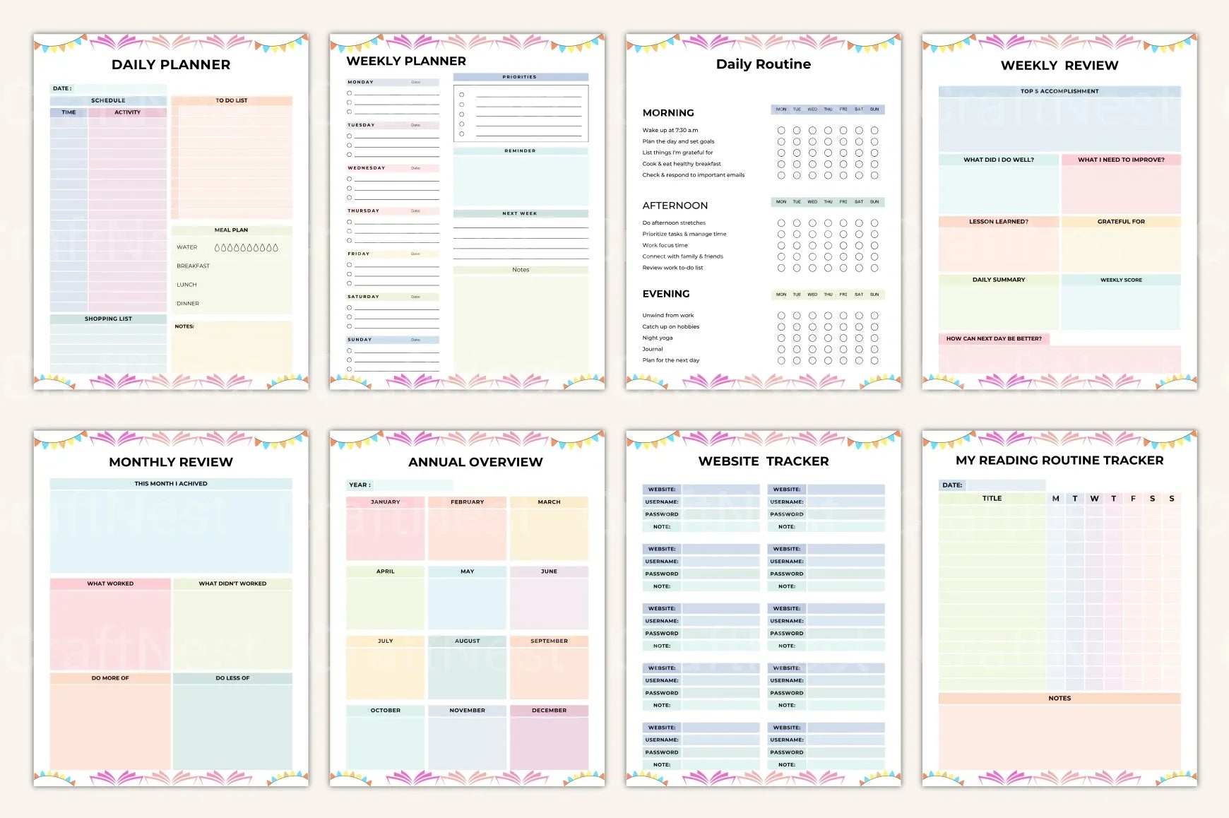 Educator Planner for Effective Teaching - CraftNest - Digital Crafting and Art
