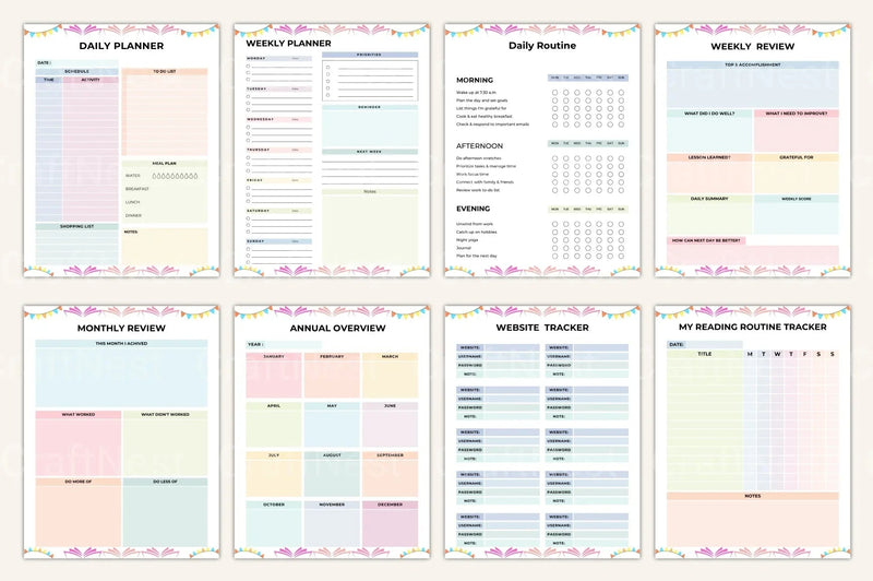 Educator Planner for Effective Teaching - CraftNest - Digital Crafting and Art