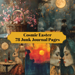 Cosmic Easter Junk Journal Pages - CraftNest