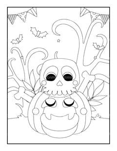 Kids Halloween Ghost Coloring Book - CraftNest - Digital Crafting and Art
