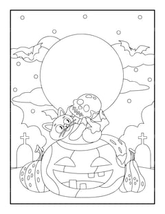 Kids Halloween Ghost Coloring Book - CraftNest - Digital Crafting and Art