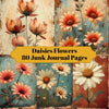 Daisies Flowers Junk Journal Pages