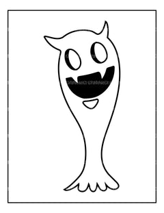 Kids Halloween Ghost Coloring Book 3 - CraftNest - Digital Crafting and Art