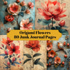 Origami Flowers Junk Journal Pages