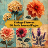 Vintage Flowers Junk Journal Pages