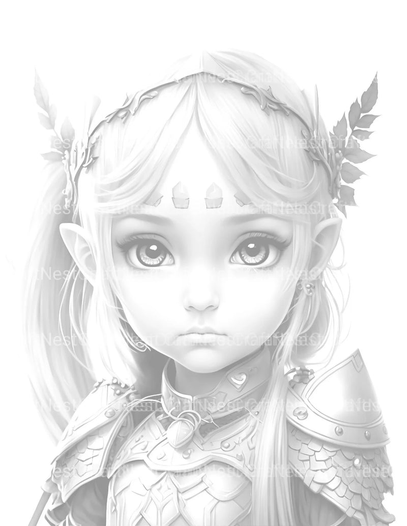 Princess Coloring Book 1 - CraftNest - Digital Crafting and Art