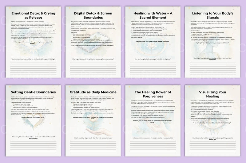 Natural Healing Guidance Planner - CraftNest - Digital Crafting and Art