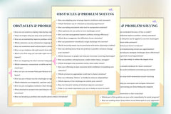 Goal Setting Prompts Book for Personal Growth - CraftNest - Digital Crafting and Art