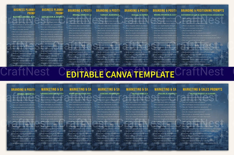 Entrepreneurship Prompts Book for Creative Success - CraftNest - Digital Crafting and Art