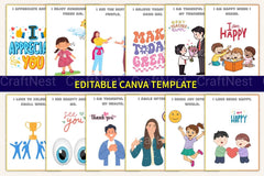 Affirmation Cards for Kids - CraftNest - Digital Crafting and Art