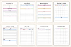 Craft Business Planner Guide - CraftNest - Digital Crafting and Art