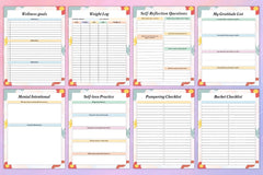 Self Care Planner: Enhance Your Wellbeing - CraftNest - Digital Crafting and Art