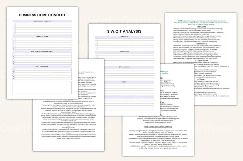Entrepreneur Success Workbook - CraftNest - Digital Crafting and Art