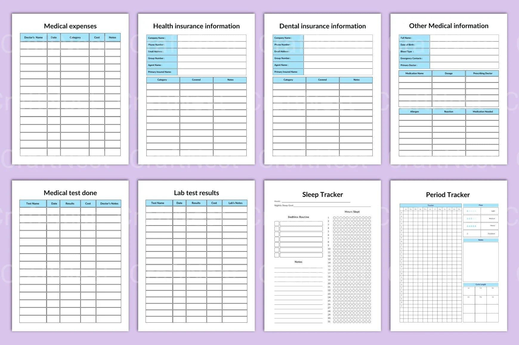 Medical Binder: Organized Health Records - CraftNest - Digital Crafting and Art
