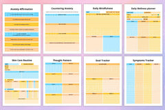 Anxiety & Depression Workbook for Personal Growth - CraftNest - Digital Crafting and Art