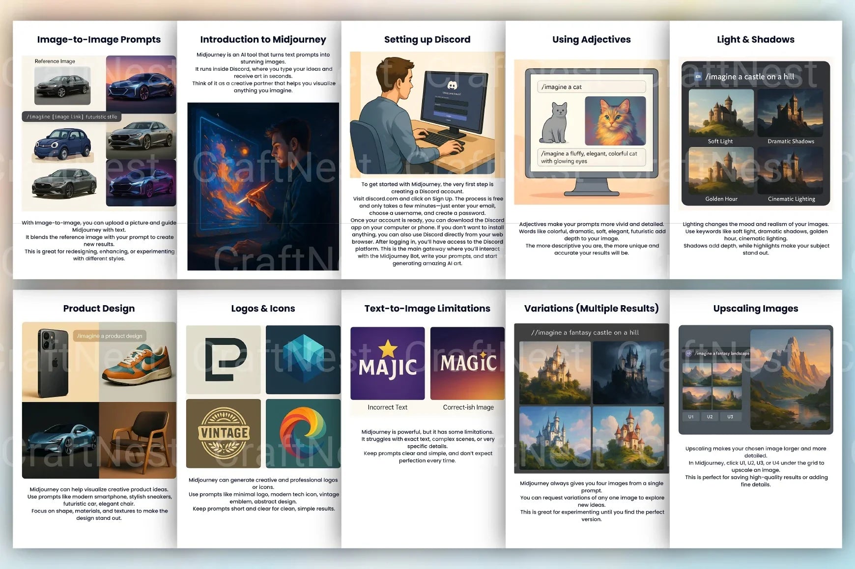 Midjourney: The Ultimate Beginner's Guide - CraftNest - Digital Crafting and Art