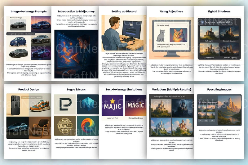 Midjourney: The Ultimate Beginner's Guide - CraftNest - Digital Crafting and Art