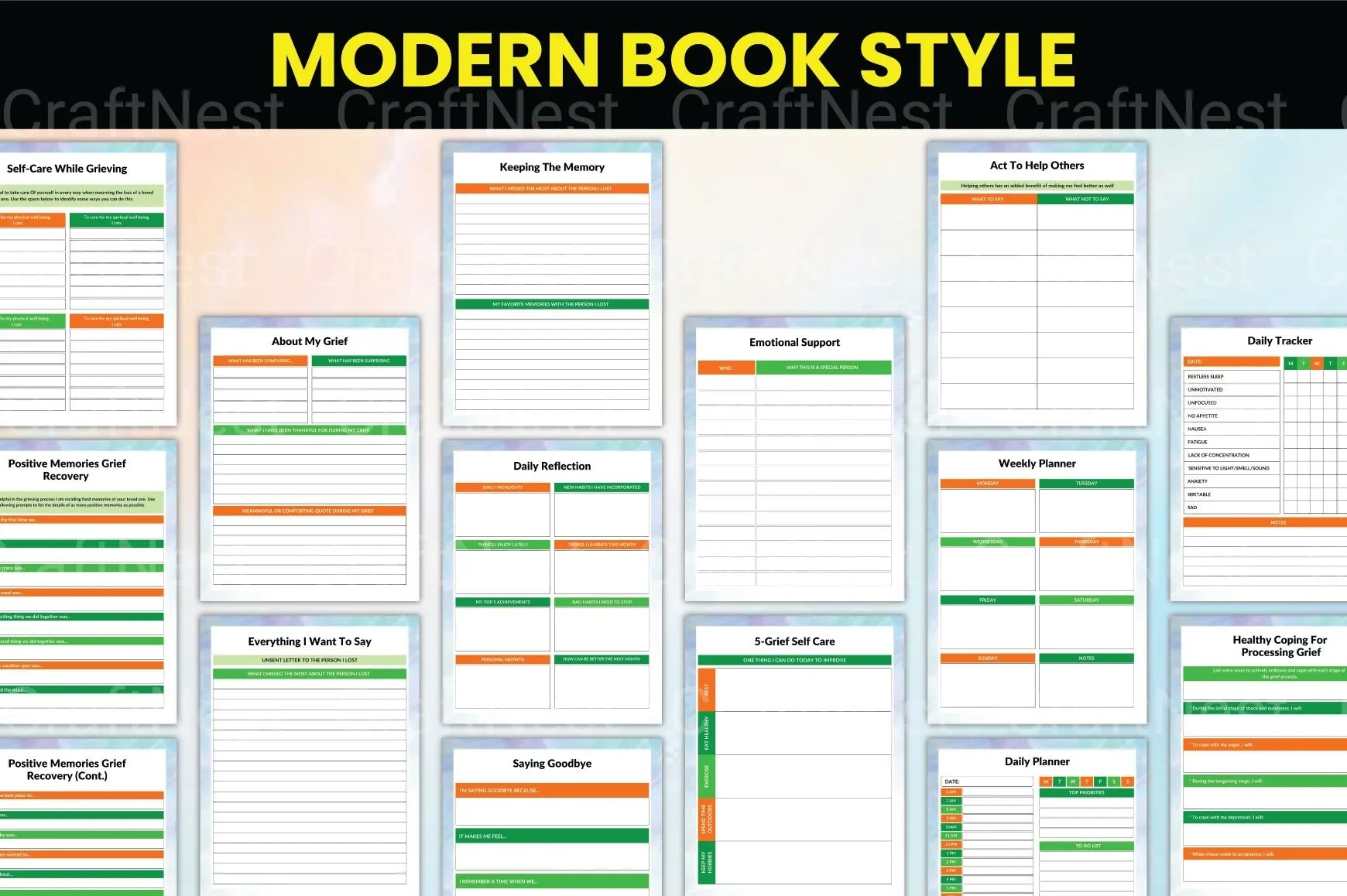 Grieving and Healing Workbook - CraftNest - Digital Crafting and Art