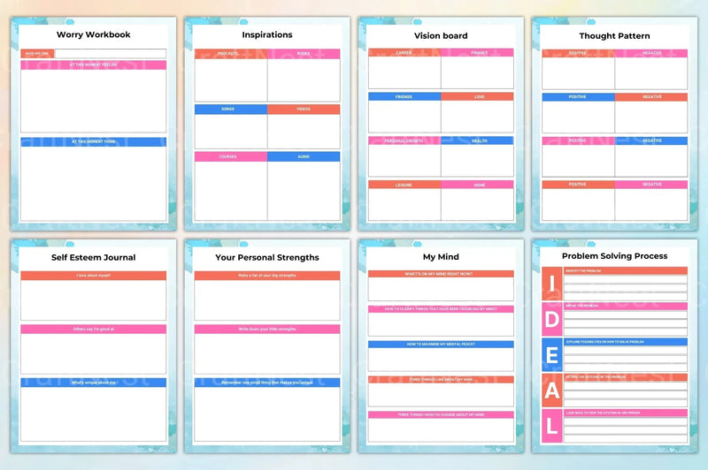 Emotional Balance Workbook for Personal Growth - CraftNest - Digital Crafting and Art