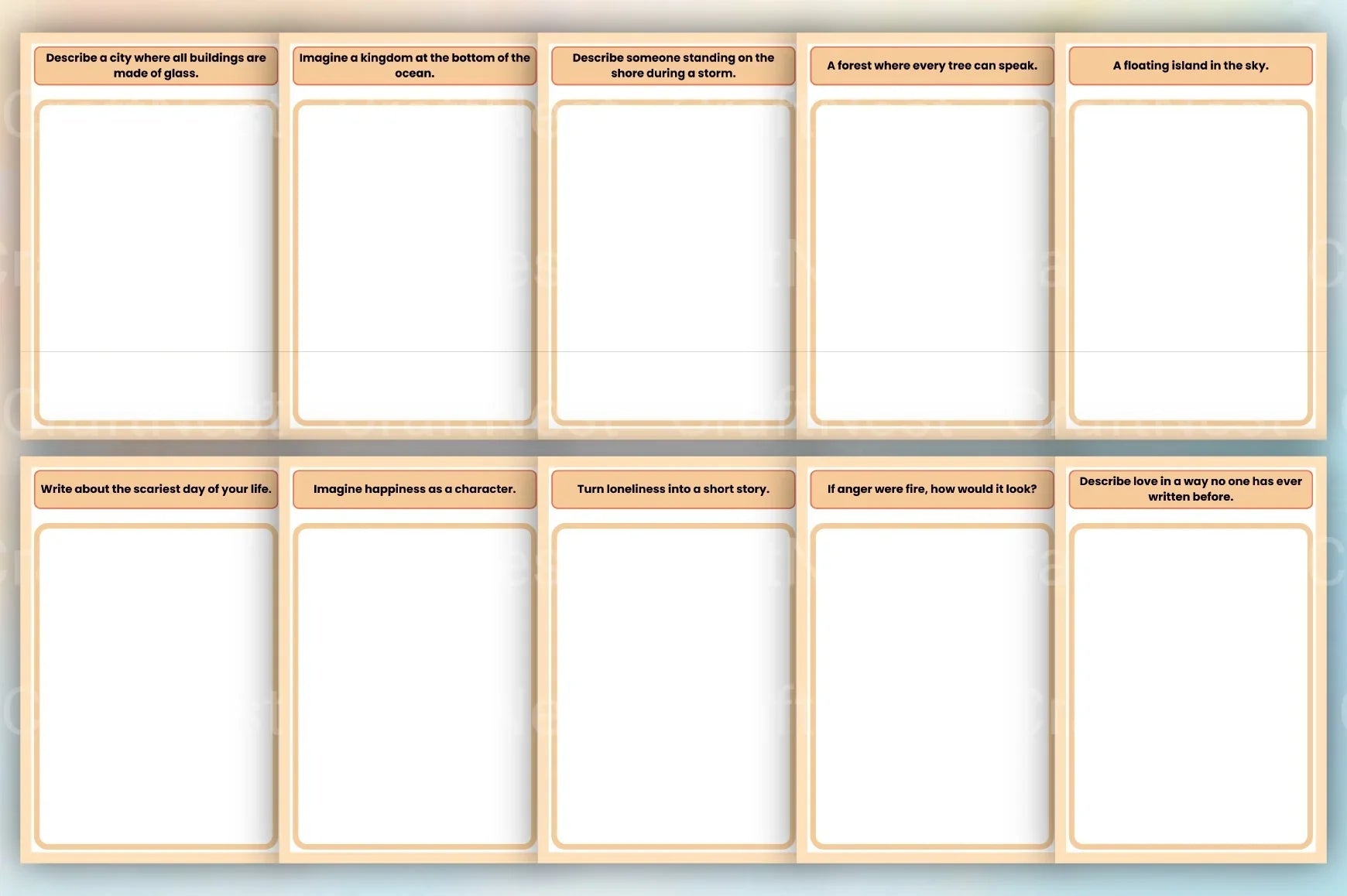 Creative Writing Prompts Book - CraftNest - Digital Crafting and Art