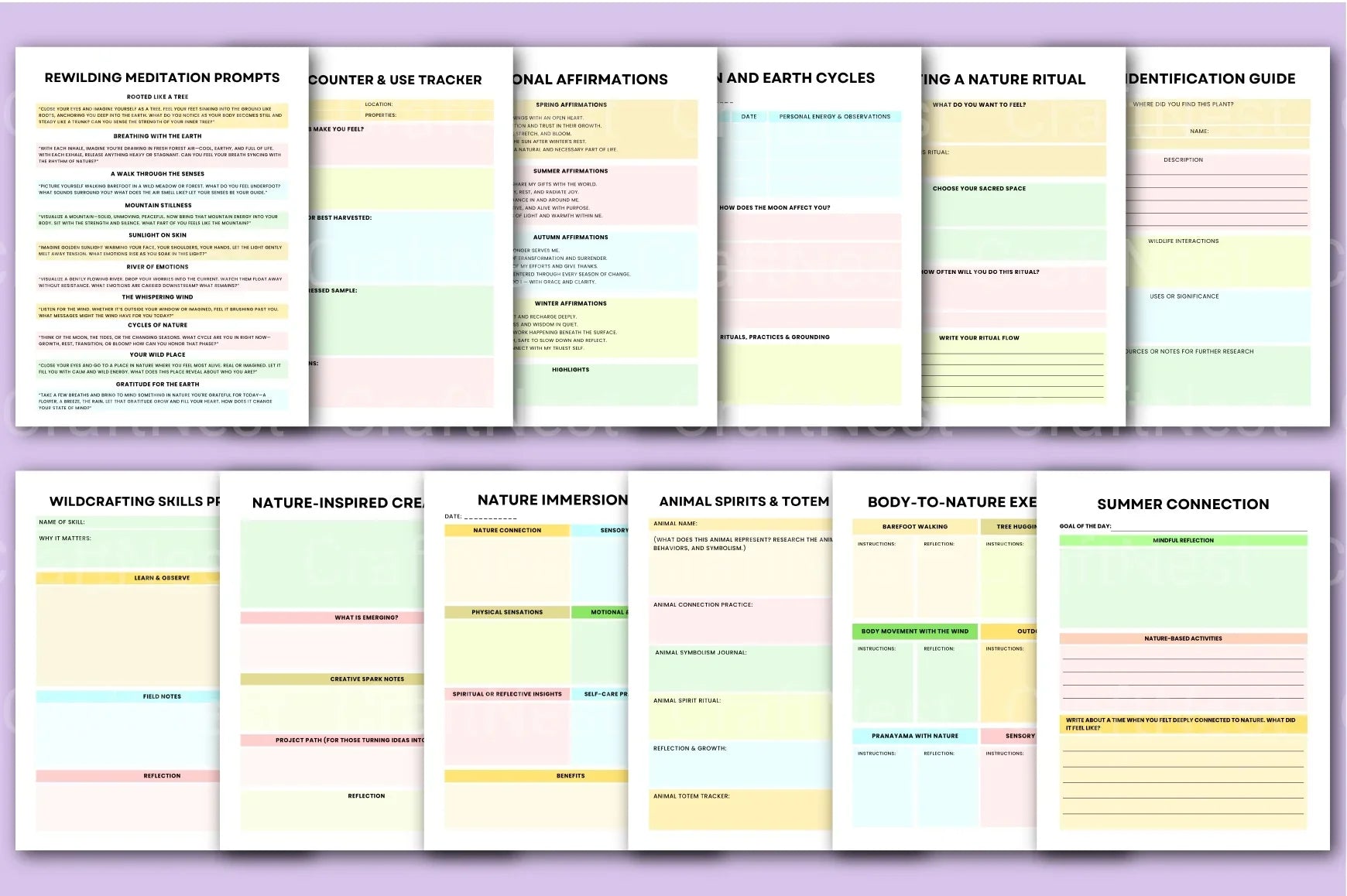Rewild Your Life Planner - CraftNest - Digital Crafting and Art