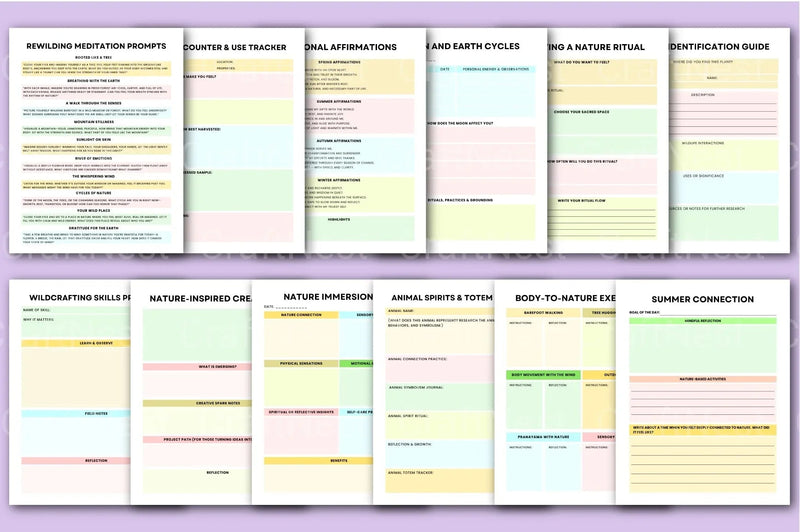 Rewild Your Life Planner - CraftNest - Digital Crafting and Art