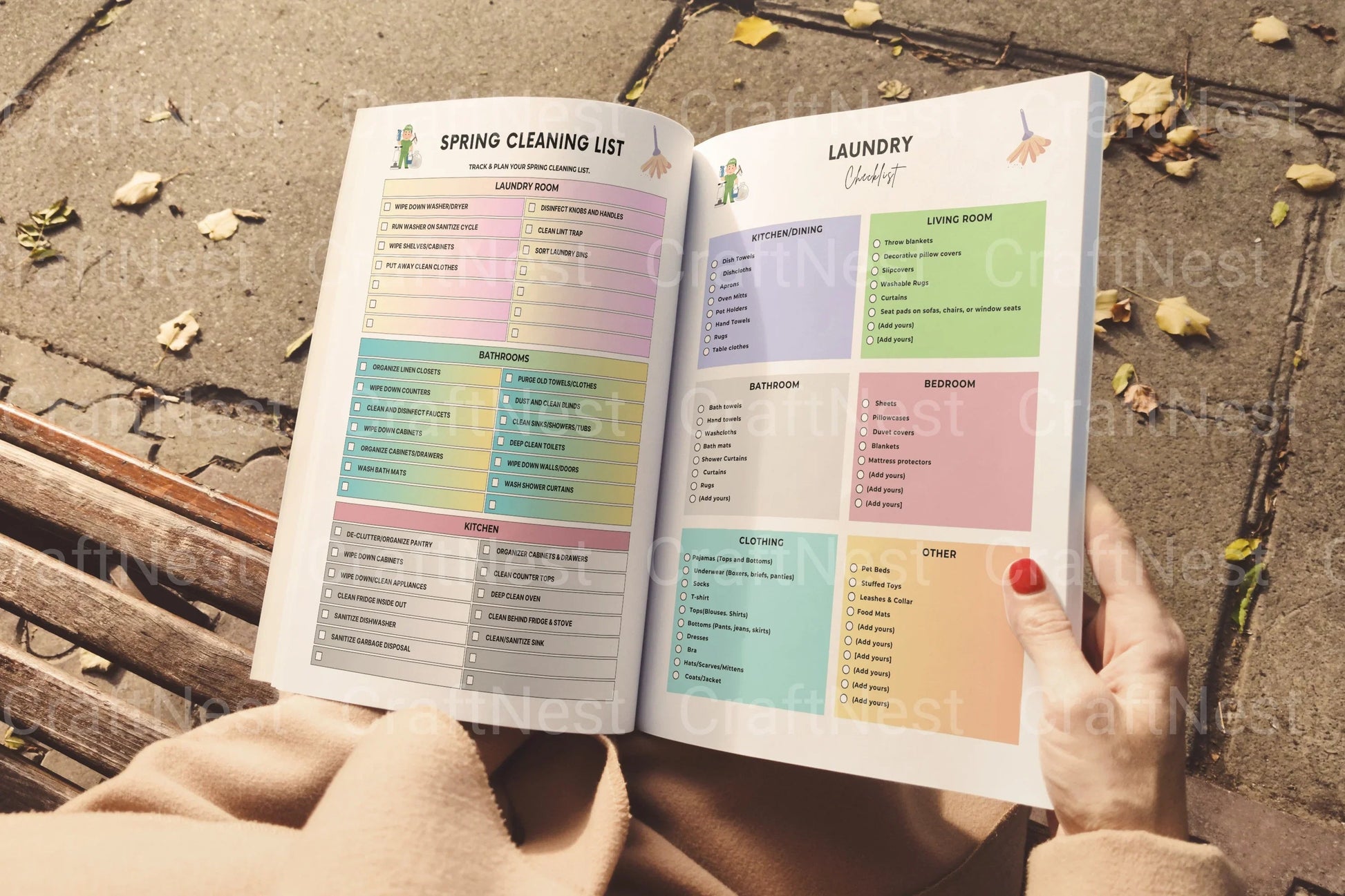 ADHD Cleaning Planner for Effective Organization - CraftNest - Digital Crafting and Art