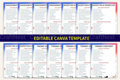 Social Media Prompt Book for Creative Engagement - CraftNest - Digital Crafting and Art