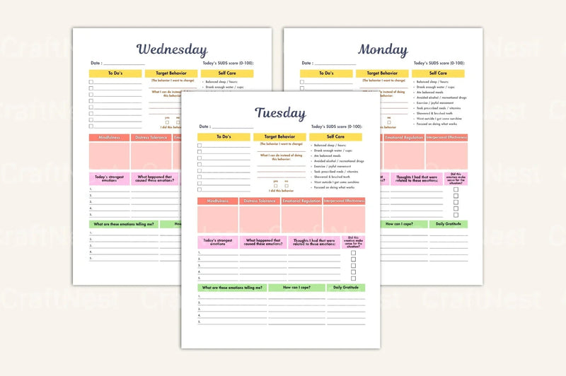 Dialectical Behavior Therapy Guide - CraftNest - Digital Crafting and Art