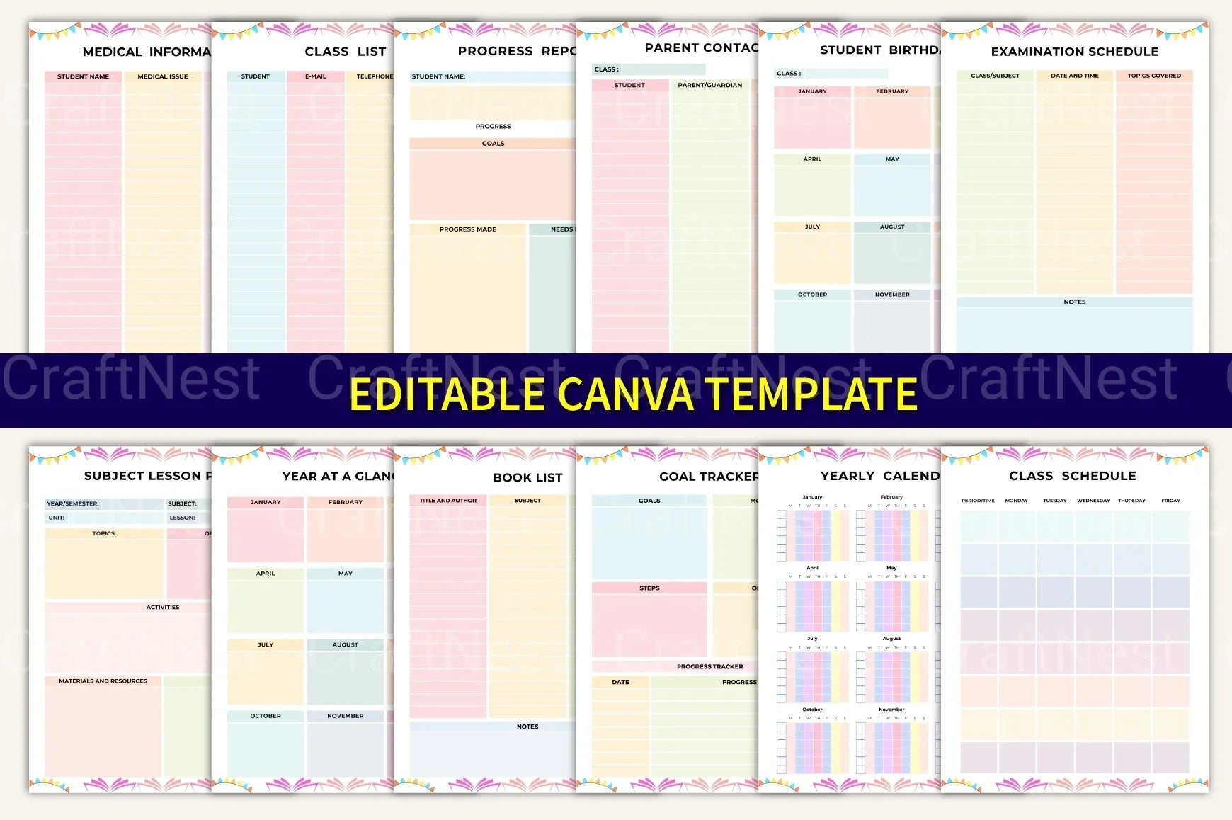 Teacher Planner: Organize Your Classroom Efficiently - CraftNest - Digital Crafting and Art