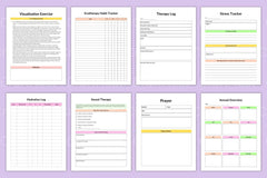 Ecotherapy Planner for Wellness and Nature Connection - CraftNest - Digital Crafting and Art