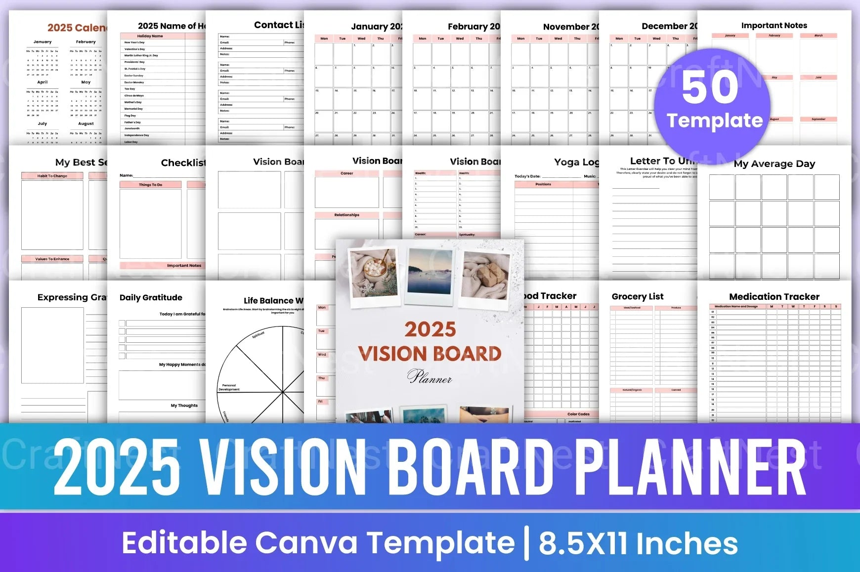 All-In-One Planner for Ultimate Organization - CraftNest - Digital Crafting and Art