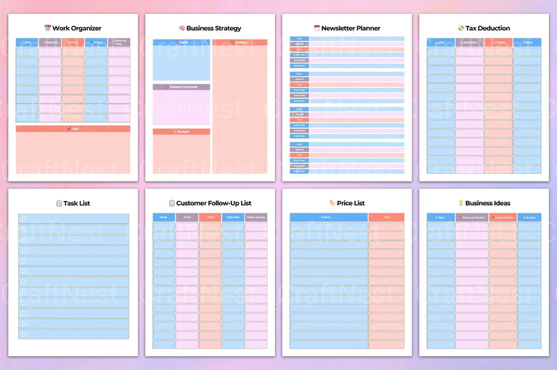 Girl Boss Planner: Empower Your Success - CraftNest - Digital Crafting and Art