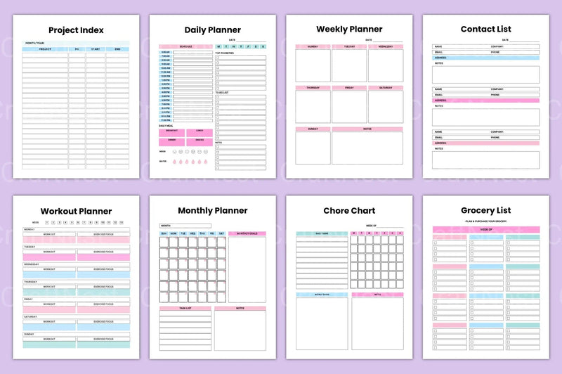 Happy Life Planner for Daily Inspiration - CraftNest - Digital Crafting and Art