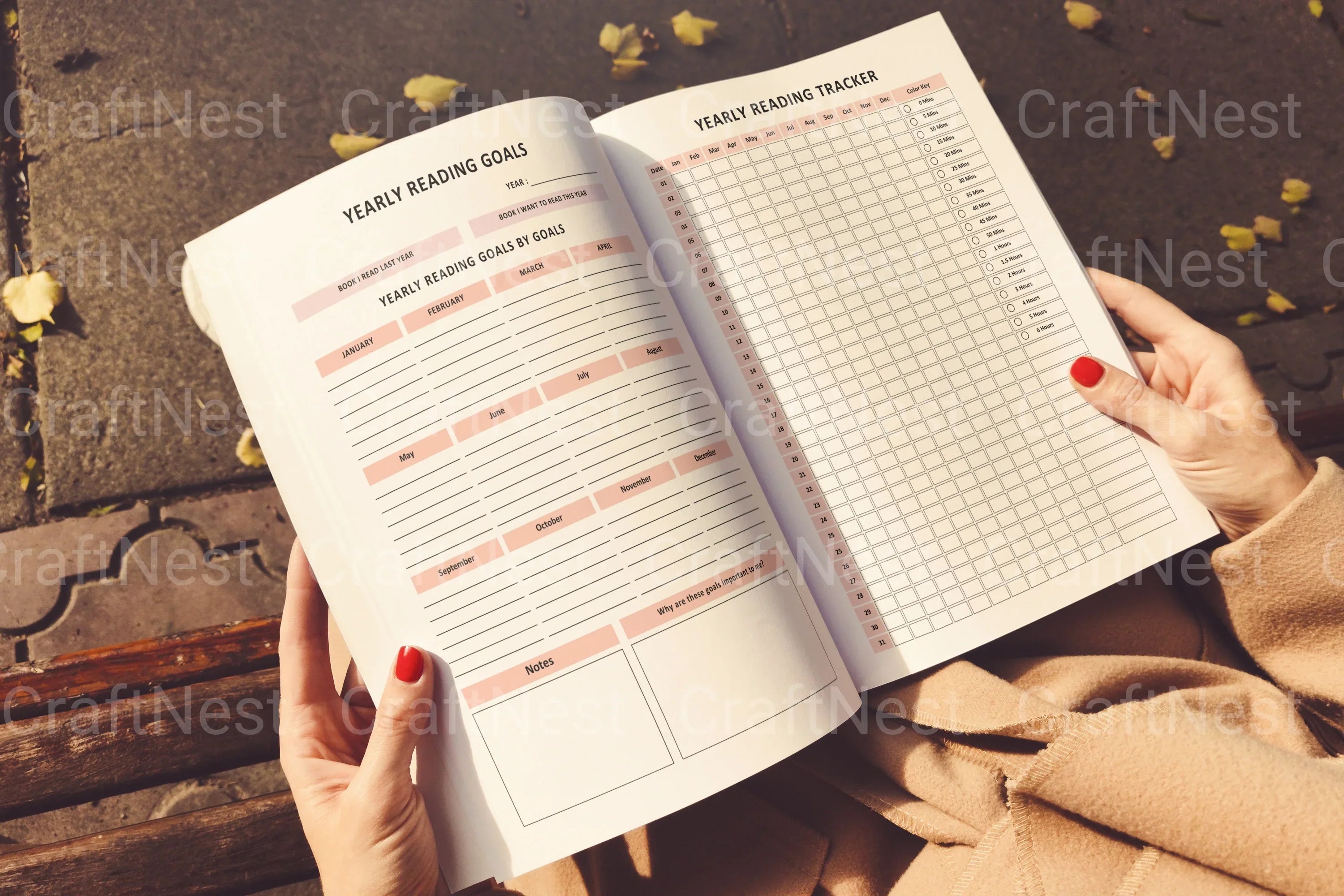 Reading Planner Guide - CraftNest - Digital Crafting and Art