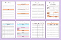 Project Management Planner - CraftNest - Digital Crafting and Art