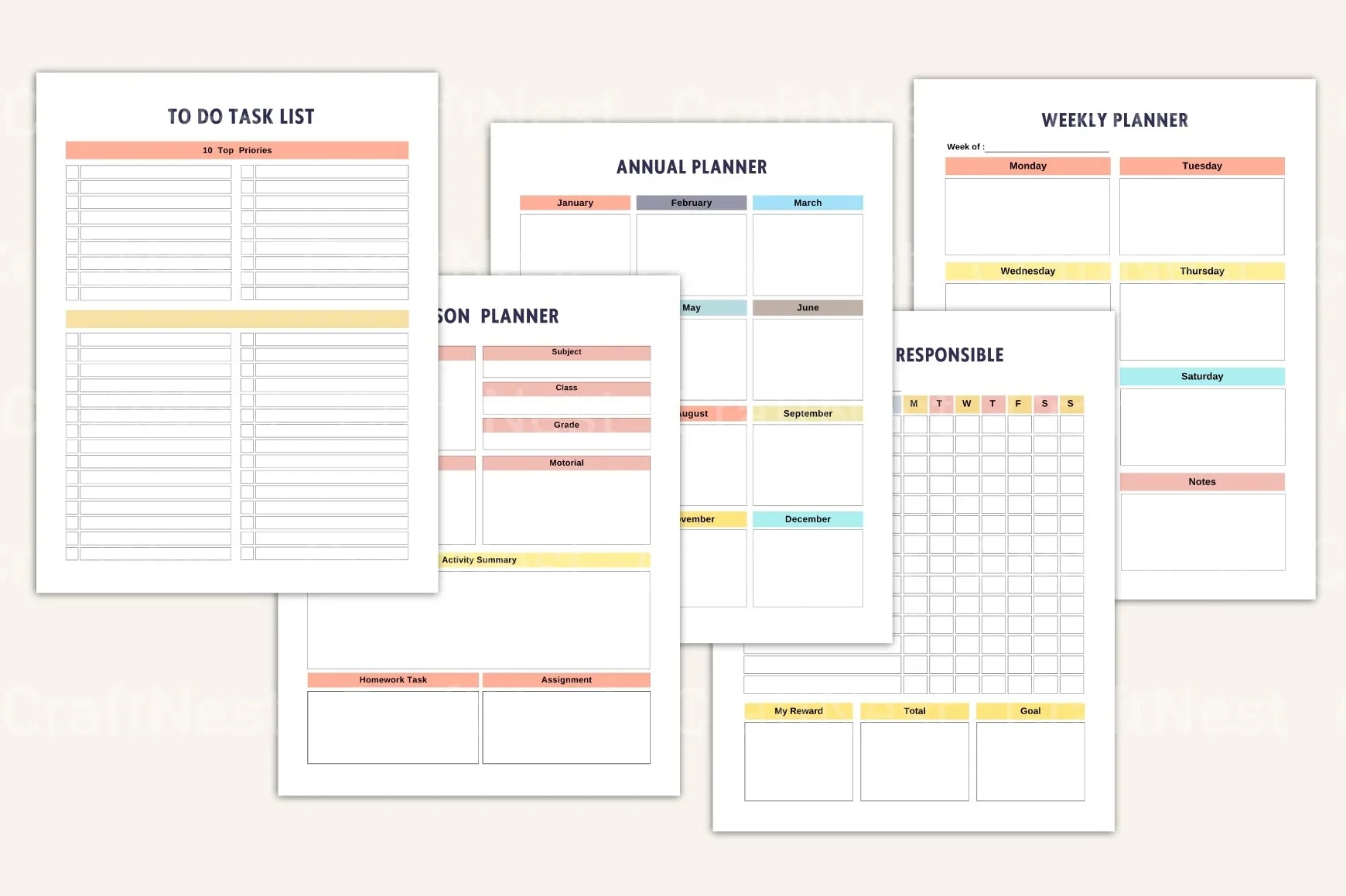 Homeschool Management Binder for Effective Organization - CraftNest - Digital Crafting and Art