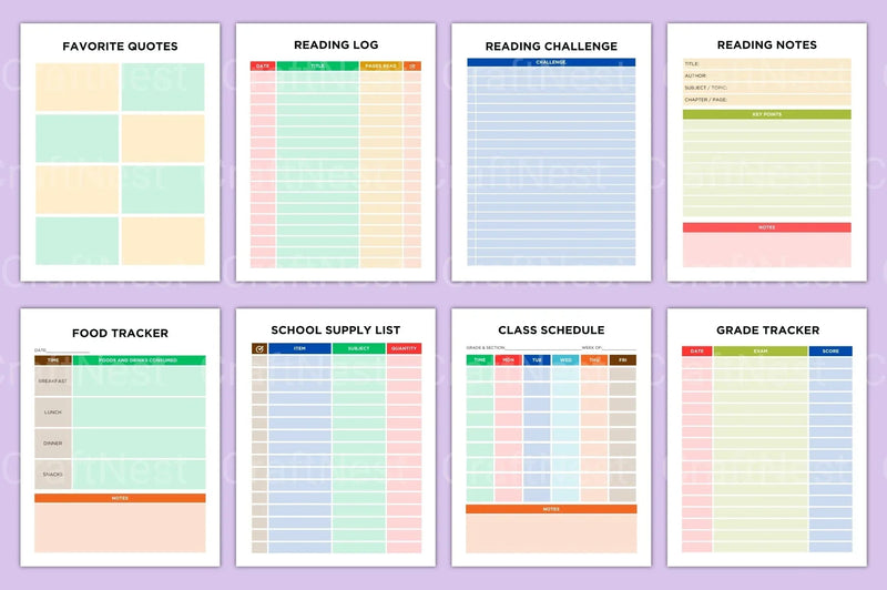 ADHD Planner for Kids - CraftNest - Digital Crafting and Art