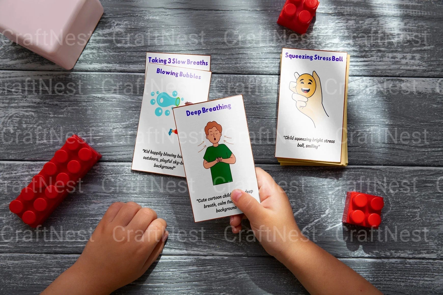 Coping Skills Flashcards for Kids - CraftNest - Digital Crafting and Art