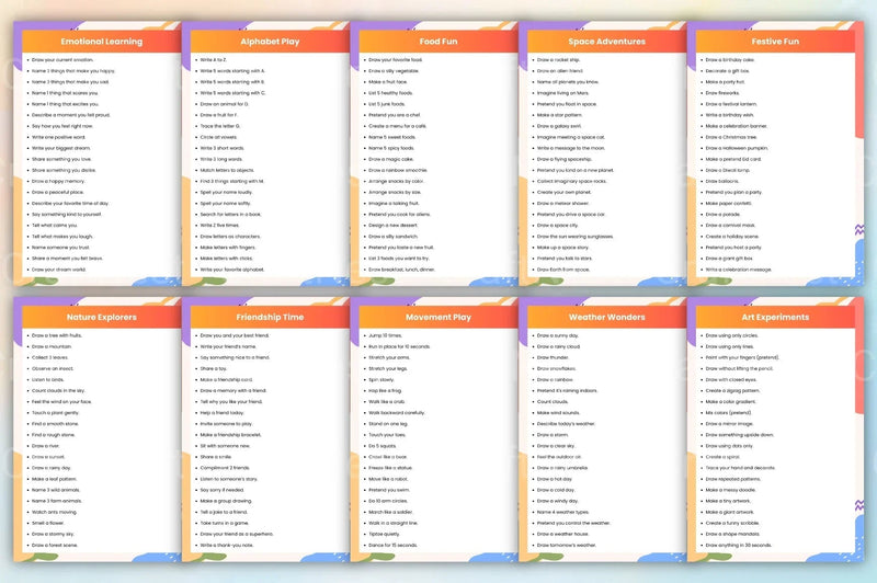 Creative Kids Activity Prompts - CraftNest - Digital Crafting and Art