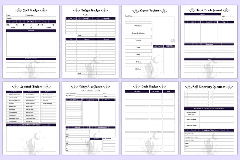 Witchy Planner: Enchant Your Organization - CraftNest - Digital Crafting and Art