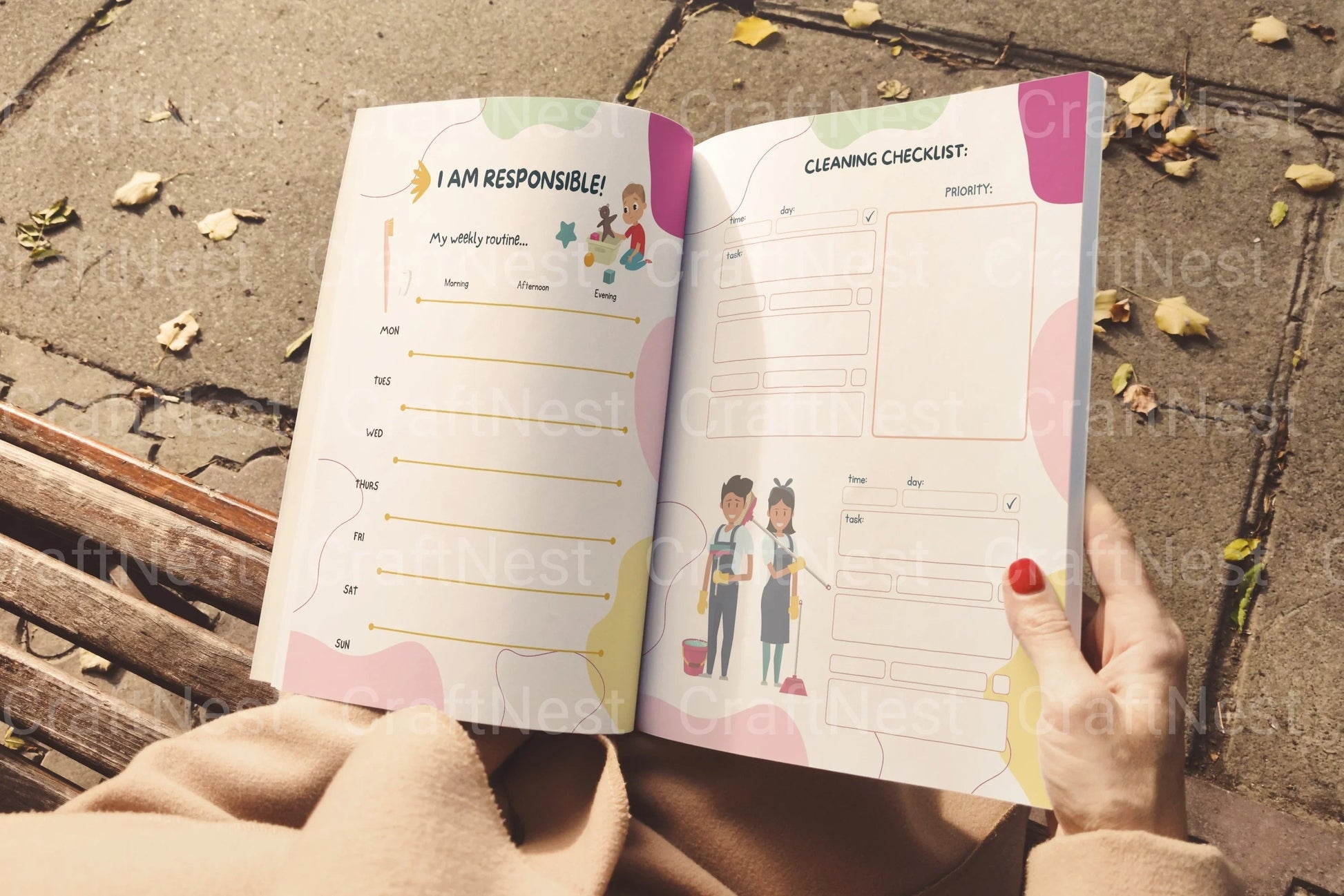 Yearly Activities Planner for Kids - CraftNest - Digital Crafting and Art