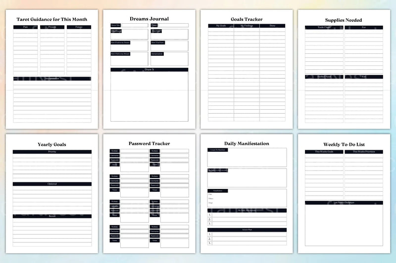 Witchy Planner: Enchant Your Organization - CraftNest - Digital Crafting and Art