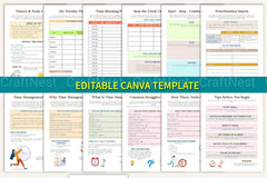 Effective ADHD Time Management Worksheets - CraftNest - Digital Crafting and Art