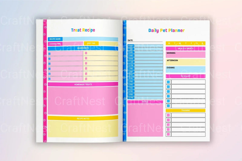 Pet Care Planner: Organize Your Pet's Needs - CraftNest - Digital Crafting and Art
