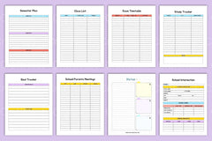 Back to School Planner - CraftNest - Digital Crafting and Art